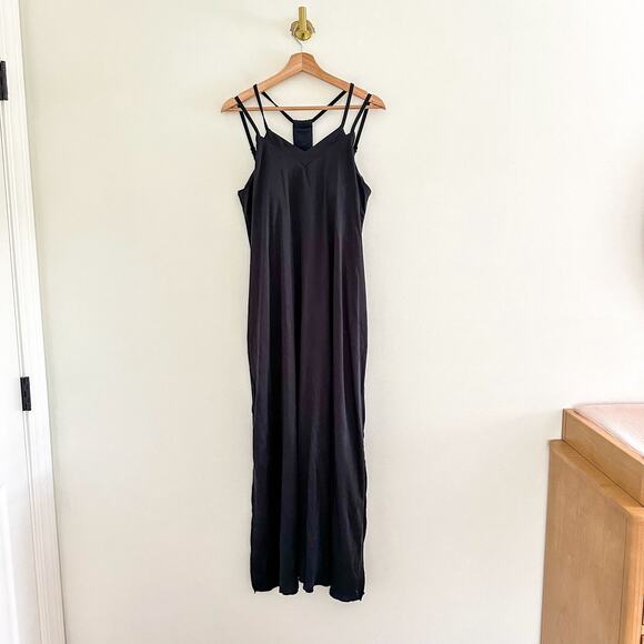 Shebird The Savannah Strappy Maxi Bra Dress in Jet Black - Picture 2 of 9